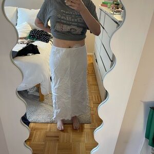 Reformation White Maxi Pencil Skirt Casual